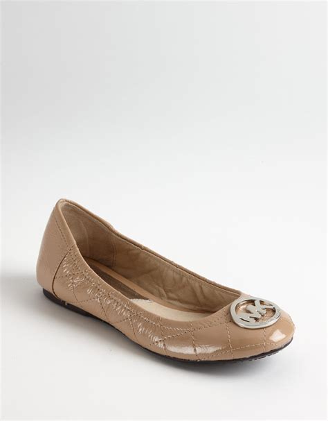 michael michael kors quilted fulton ballet flats|Michael Kors lillie ballet flats.